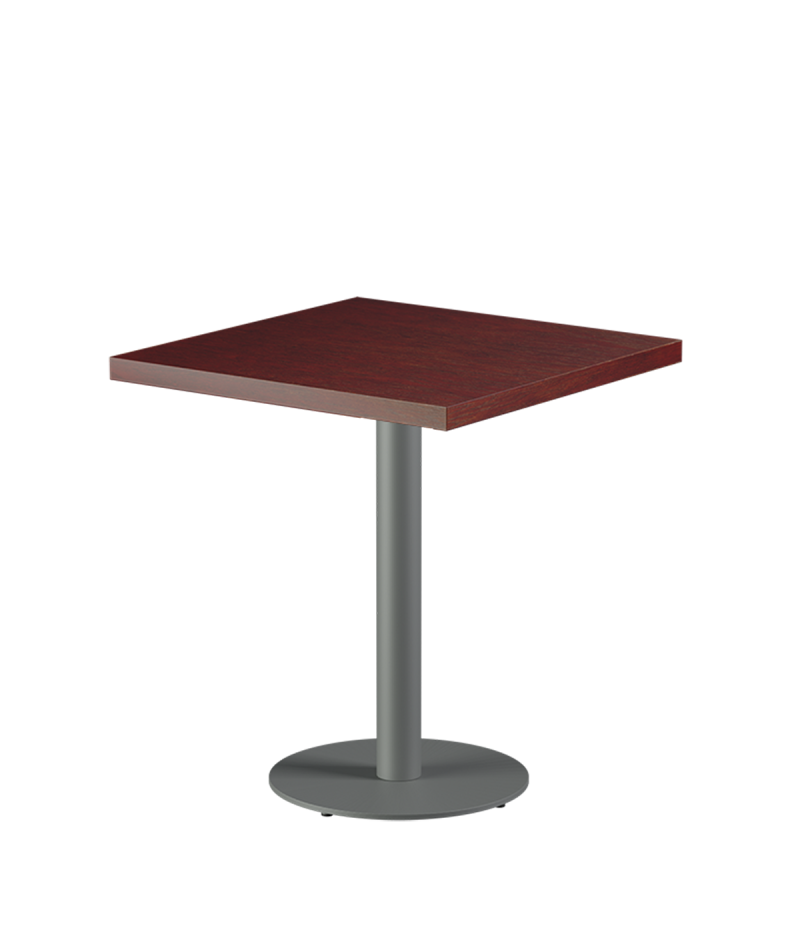 Stolik Alfa R szary blat drewniano-fornirowany