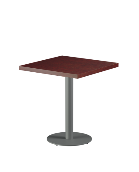 Stolik Alfa R szary blat drewniano-fornirowany