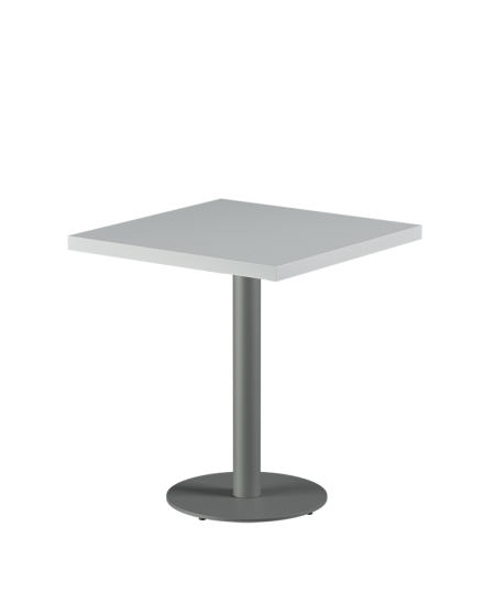 Stolik Alfa R szary blat drewniano-fornirowany