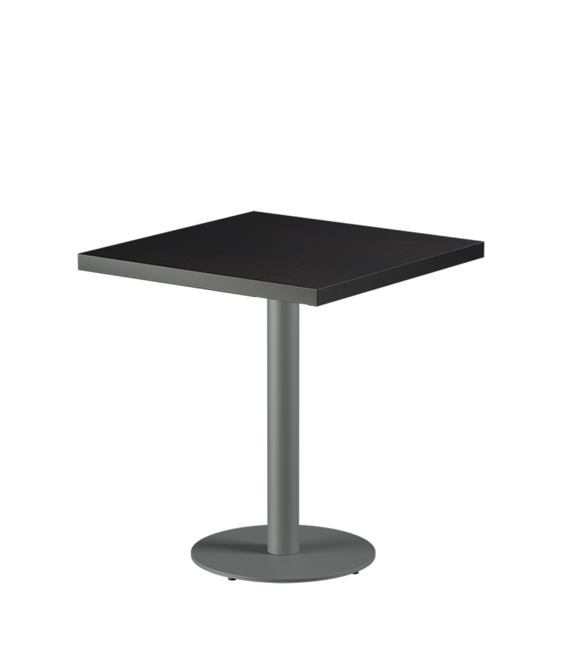 Stolik Alfa R szary blat drewniano-fornirowany