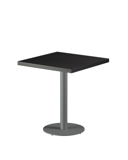 Stolik Alfa R szary blat drewniano-fornirowany