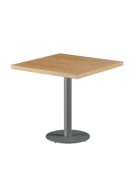 Stolik Alfa R szary blat drewniano-fornirowany