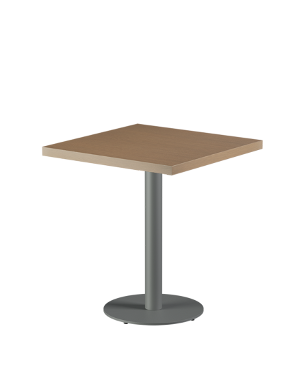 Stolik Alfa R szary blat drewniano-fornirowany