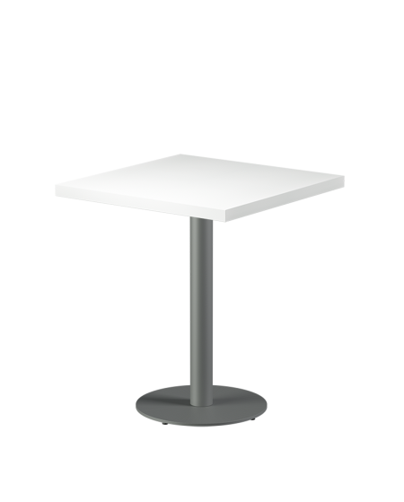 Stolik Alfa R szary blat drewniano-fornirowany