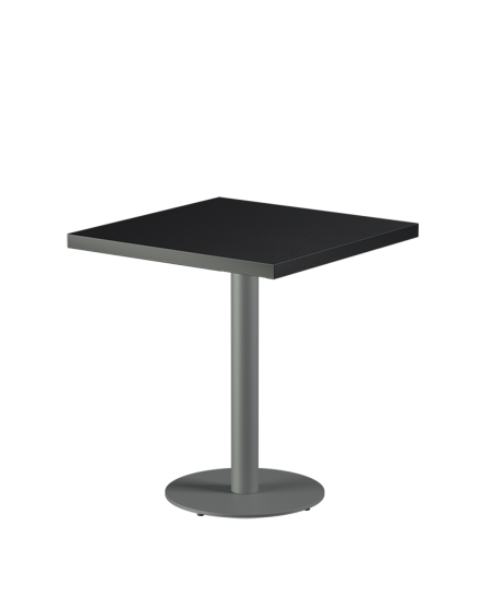 Stolik Alfa R szary blat drewniano-fornirowany