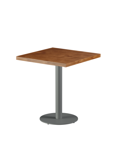 Stolik Alfa R szary blat drewniano-fornirowany