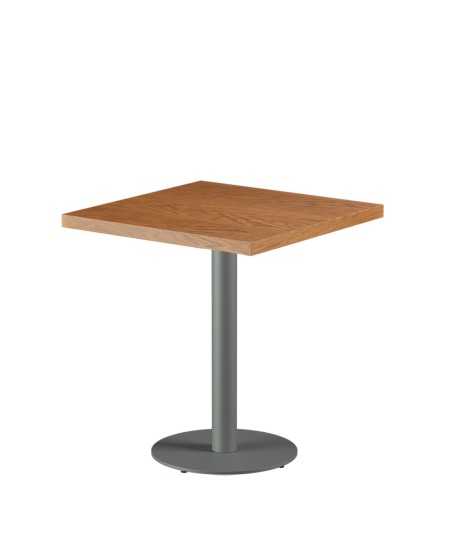 Stolik Alfa R szary blat drewniano-fornirowany