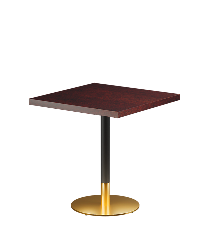 Stolik Omega R blat drewniano-fornirowany