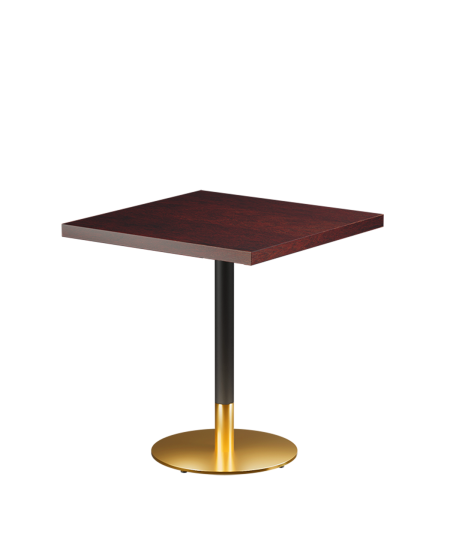 Stolik Omega R blat drewniano-fornirowany