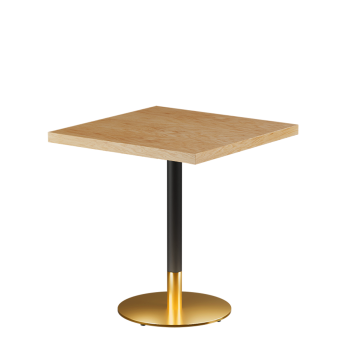 Stolik Omega R blat drewniano-fornirowany