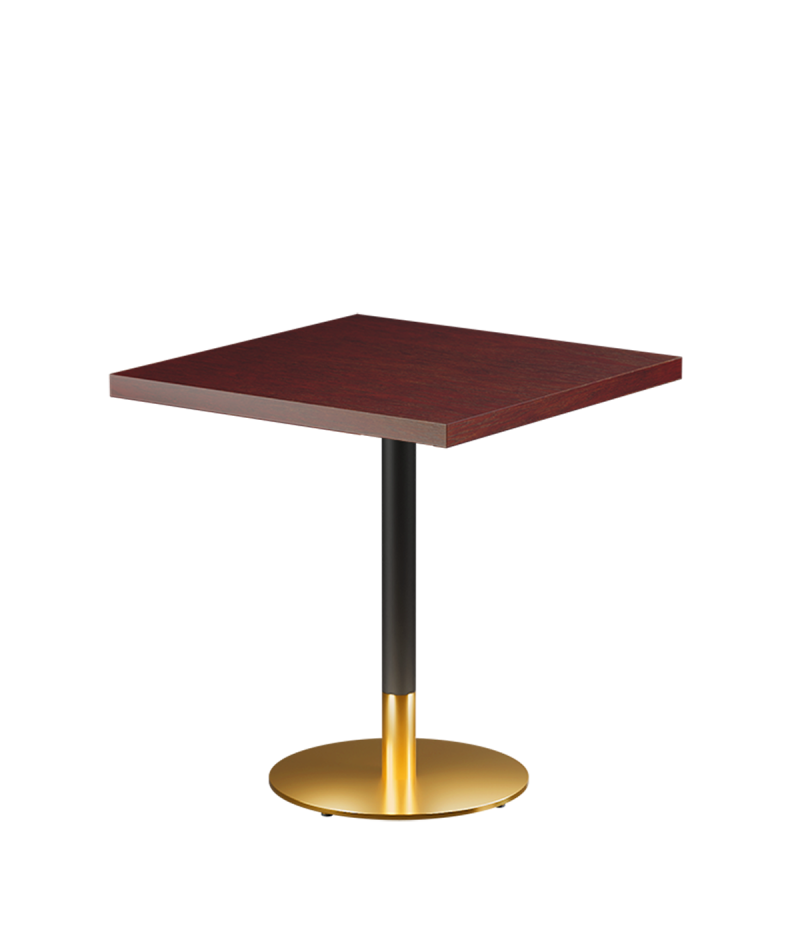 Stolik Omega R blat drewniano-fornirowany