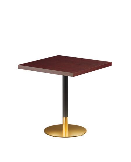 Stolik Omega R blat drewniano-fornirowany