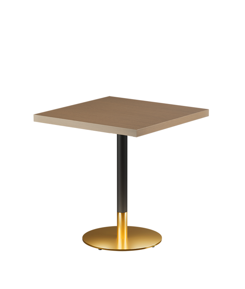 Stolik Omega R blat drewniano-fornirowany