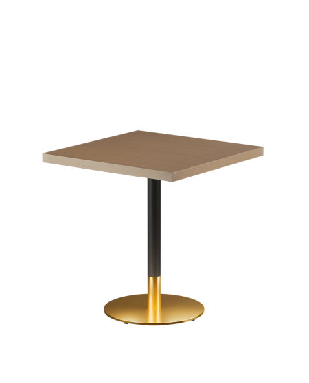 Stolik Omega R blat drewniano-fornirowany