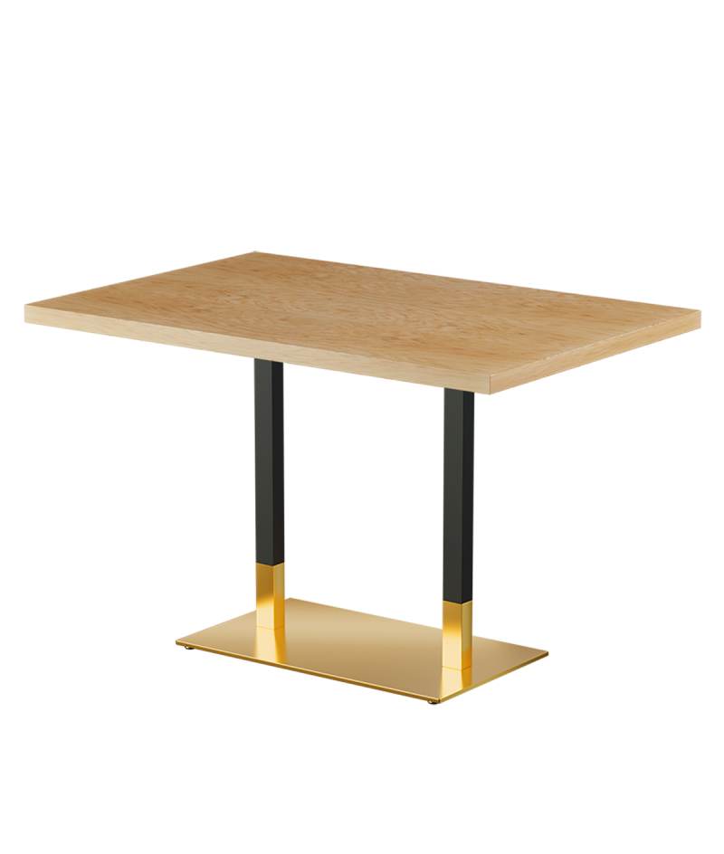 Stolik Omega Duo blat drewniano-fornirowany