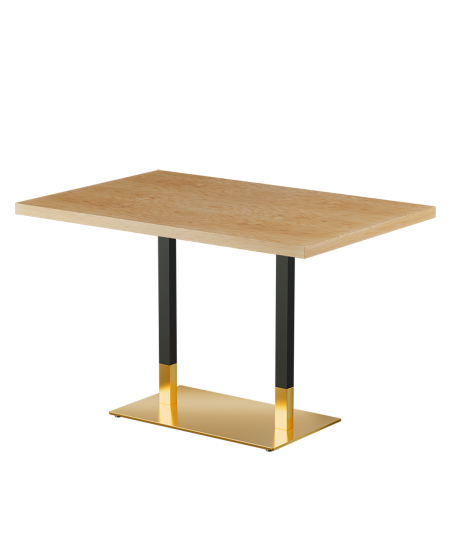 Stolik Omega Duo blat drewniano-fornirowany