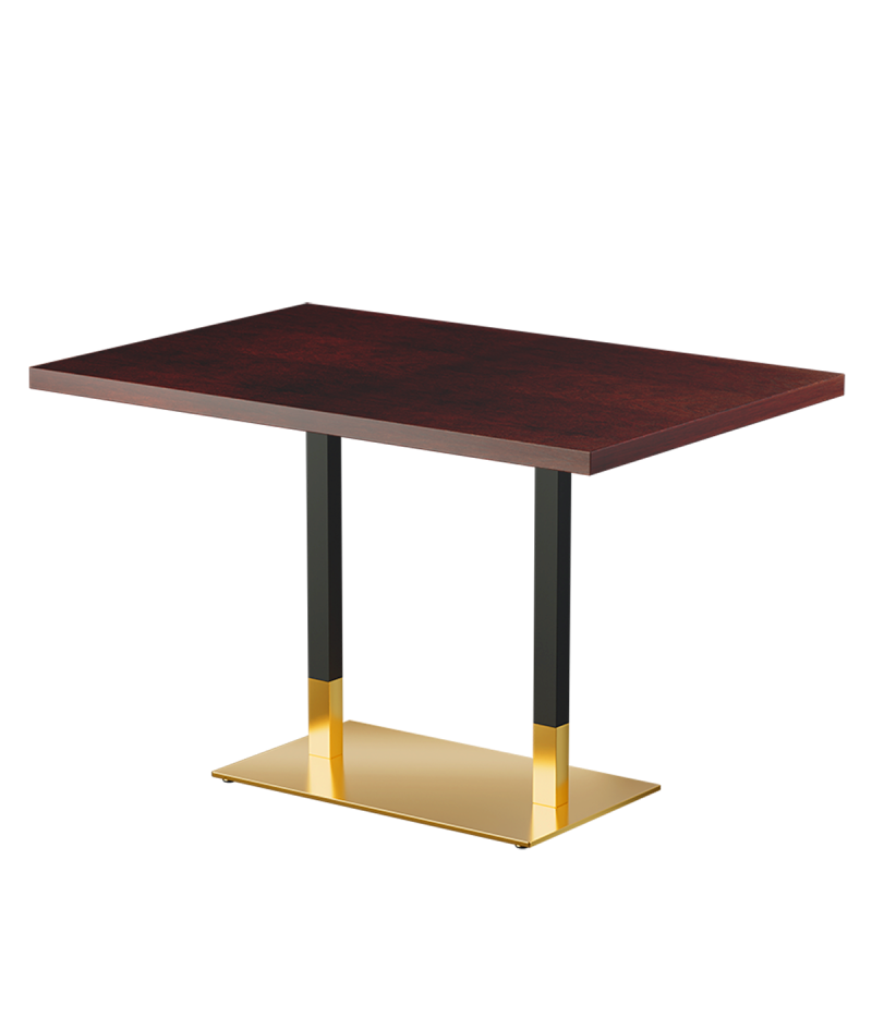 Stolik Omega Duo blat drewniano-fornirowany