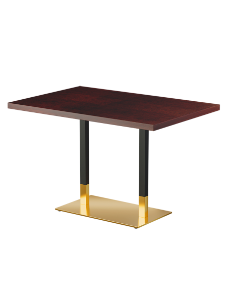 Stolik Omega Duo blat drewniano-fornirowany