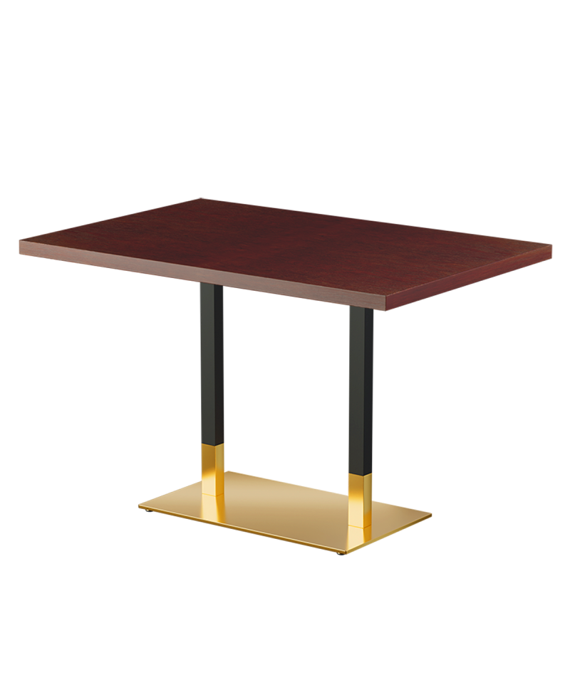 Stolik Omega Duo blat drewniano-fornirowany