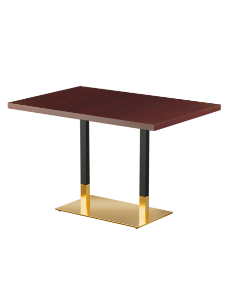 Stolik Omega Duo blat drewniano-fornirowany