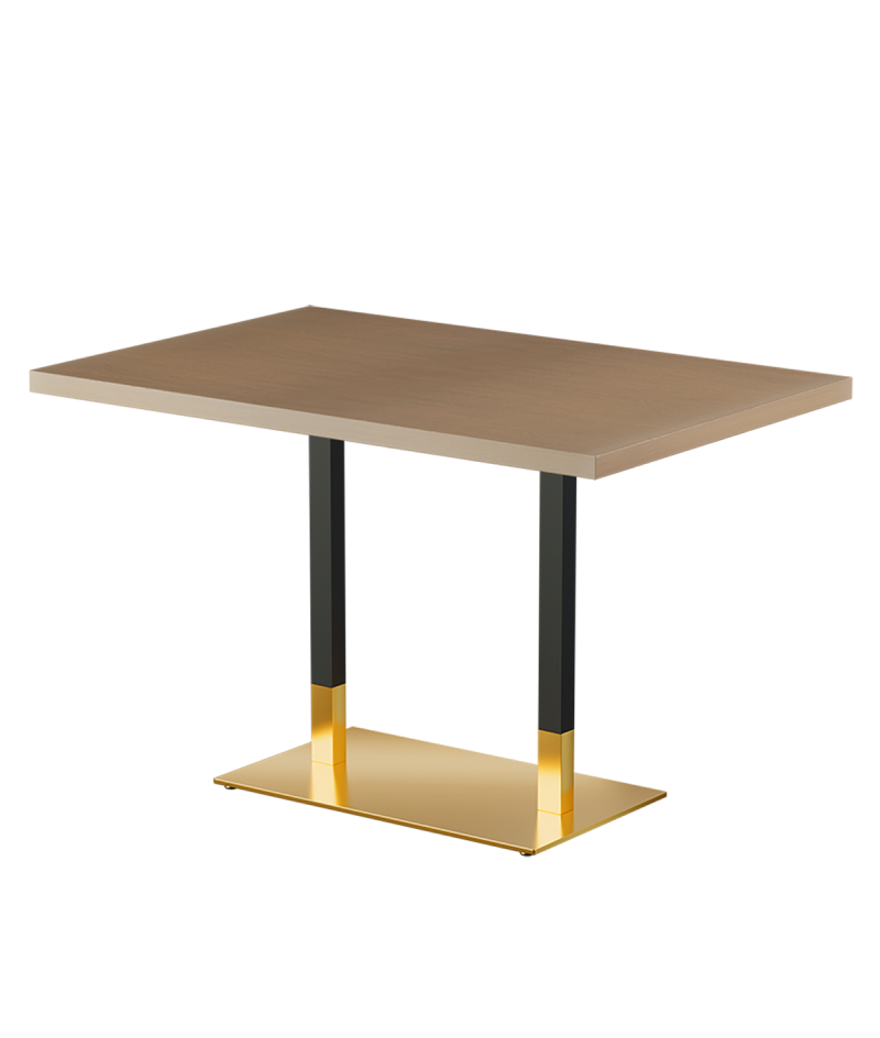 Stolik Omega Duo blat drewniano-fornirowany