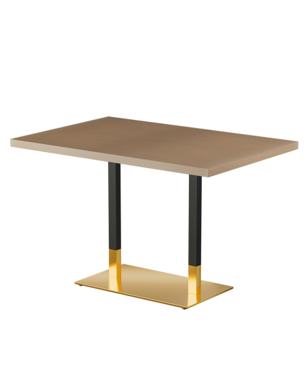 Stolik Omega Duo blat drewniano-fornirowany