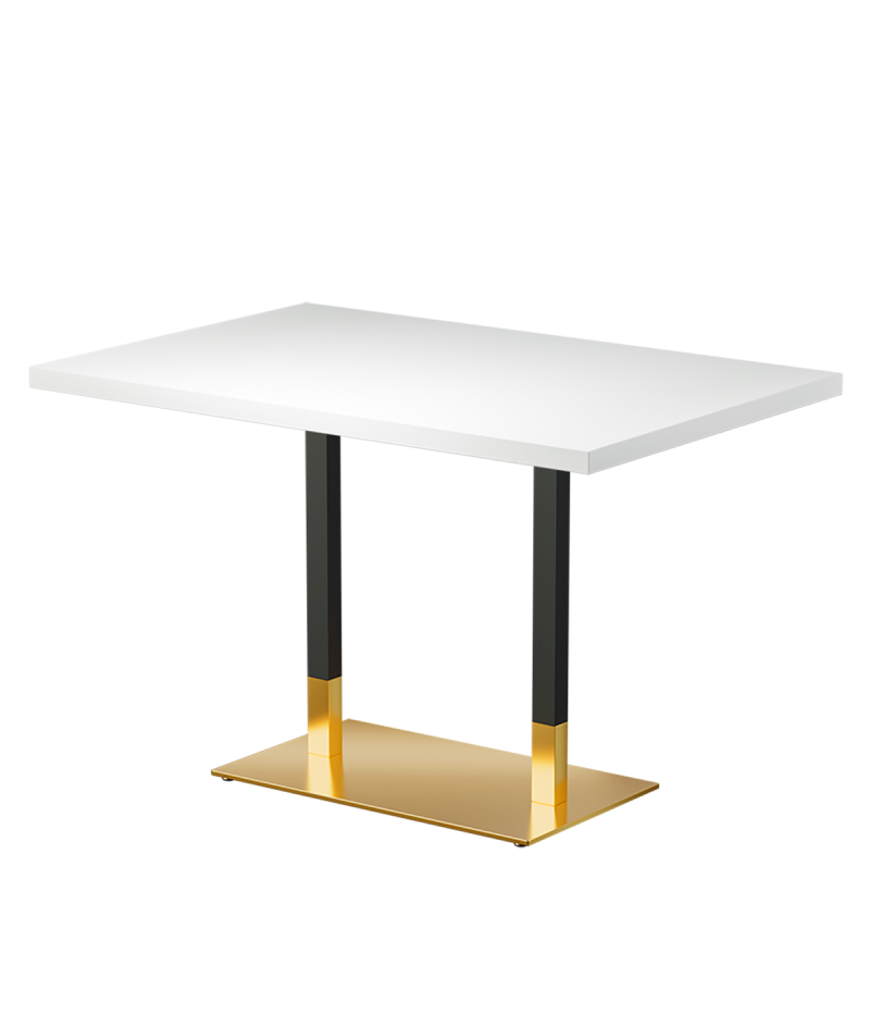 Stolik Omega Duo blat drewniano-fornirowany