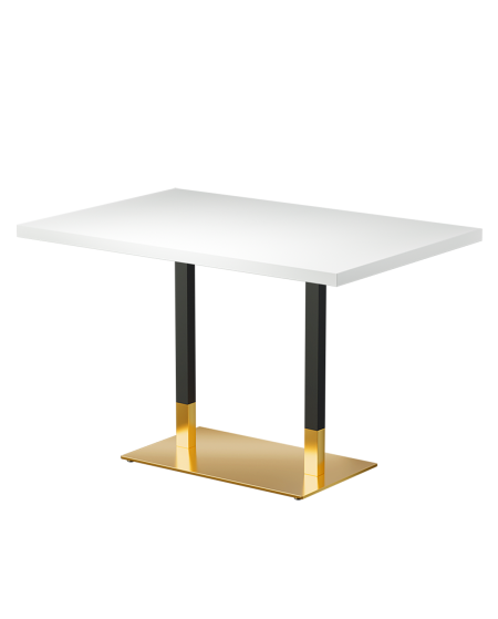 Stolik Omega Duo blat drewniano-fornirowany