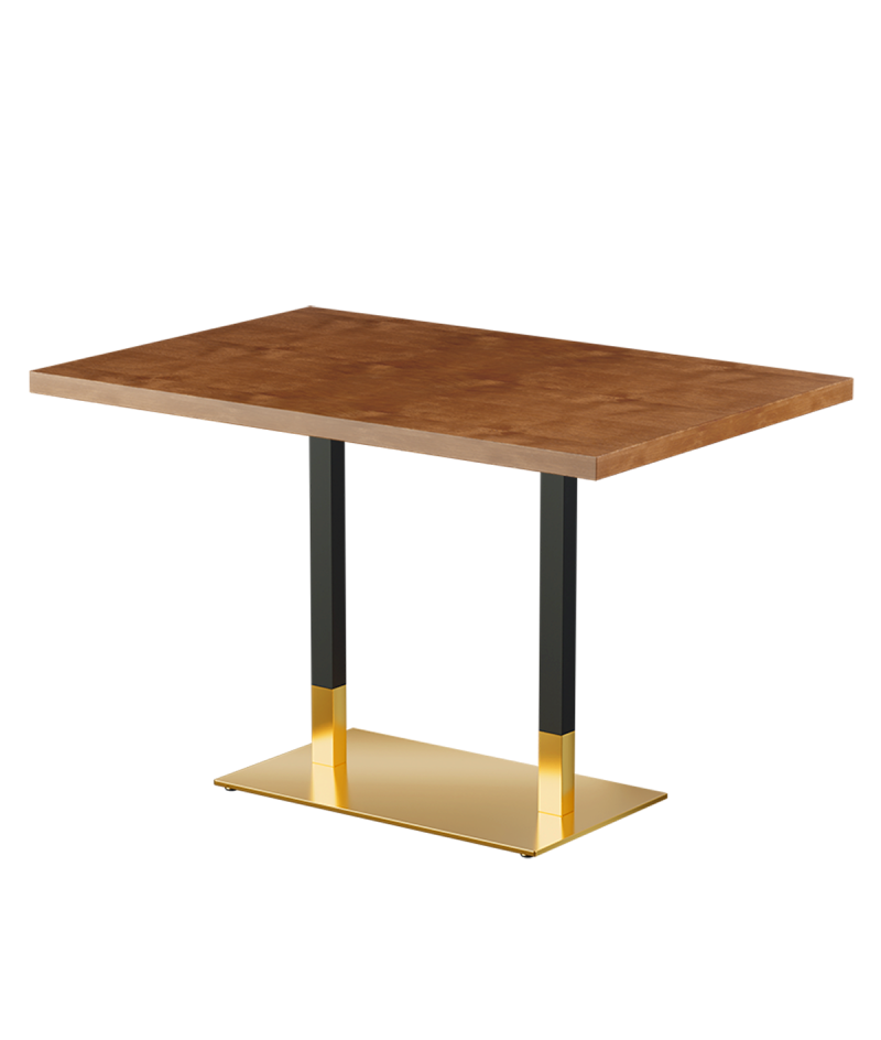 Stolik Omega Duo blat drewniano-fornirowany