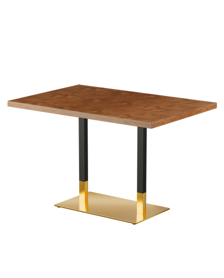 Stolik Omega Duo blat drewniano-fornirowany
