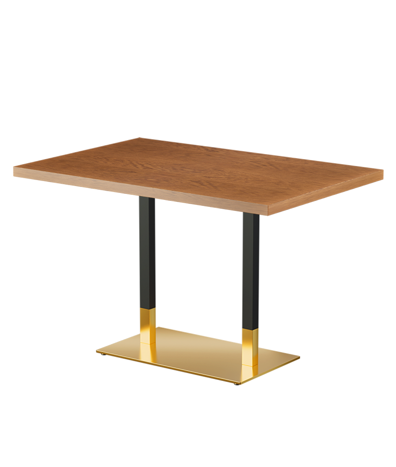 Stolik Omega Duo blat drewniano-fornirowany