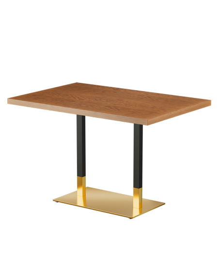 Stolik Omega Duo blat drewniano-fornirowany