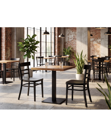 Krzesło drewniane Epic czarne