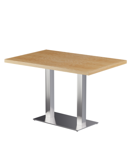 Stolik Sigma Duo blat drewniano-fornirowany