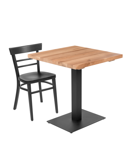 Krzesło drewniane Epic czarne