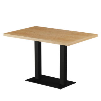 Stolik Alfa Duo blat drewniano-fornirowany