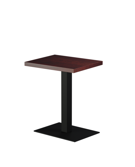 Stolik Alfa 40x55 czarny blat drewniano-fornirowany