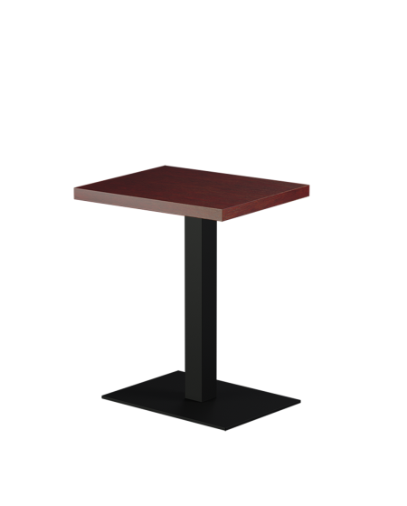 Stolik Alfa 40x55 czarny blat drewniano-fornirowany