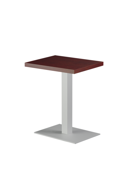 Stolik Alfa 40x55 biały blat drewniano-fornirowany