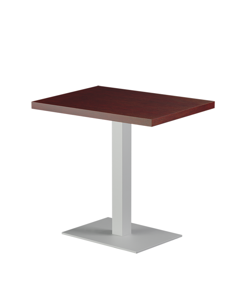Stolik Alfa 40x55 biały blat drewniano-fornirowany