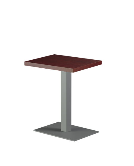 Stolik Alfa 40x55 szary blat drewniano-fornirowany