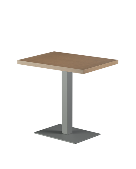 Stolik Alfa 40x55 szary blat drewniano-fornirowany