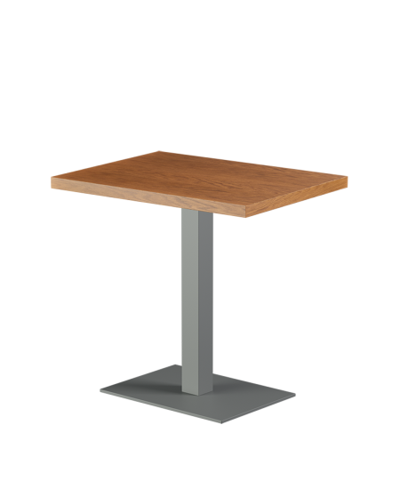 Stolik Alfa 40x55 szary blat drewniano-fornirowany