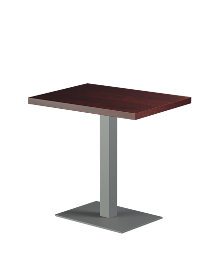 Stolik Alfa 40x55 szary blat drewniano-fornirowany