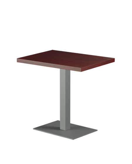Stolik Alfa 40x55 szary blat drewniano-fornirowany