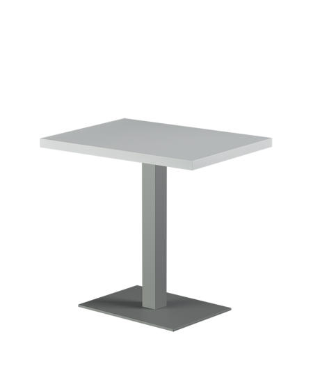 Stolik Alfa 40x55 szary blat drewniano-fornirowany