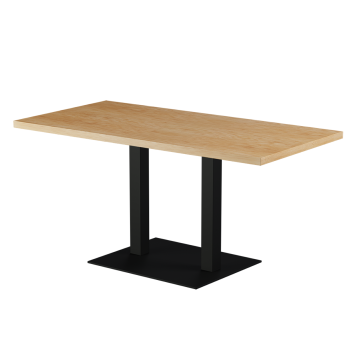 Stolik Alfa XL Duo blat drewniano-fornirowany