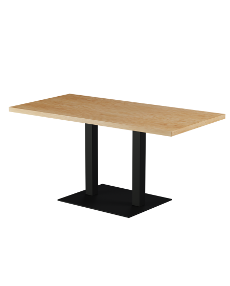 Stolik Alfa XL Duo blat drewniano-fornirowany