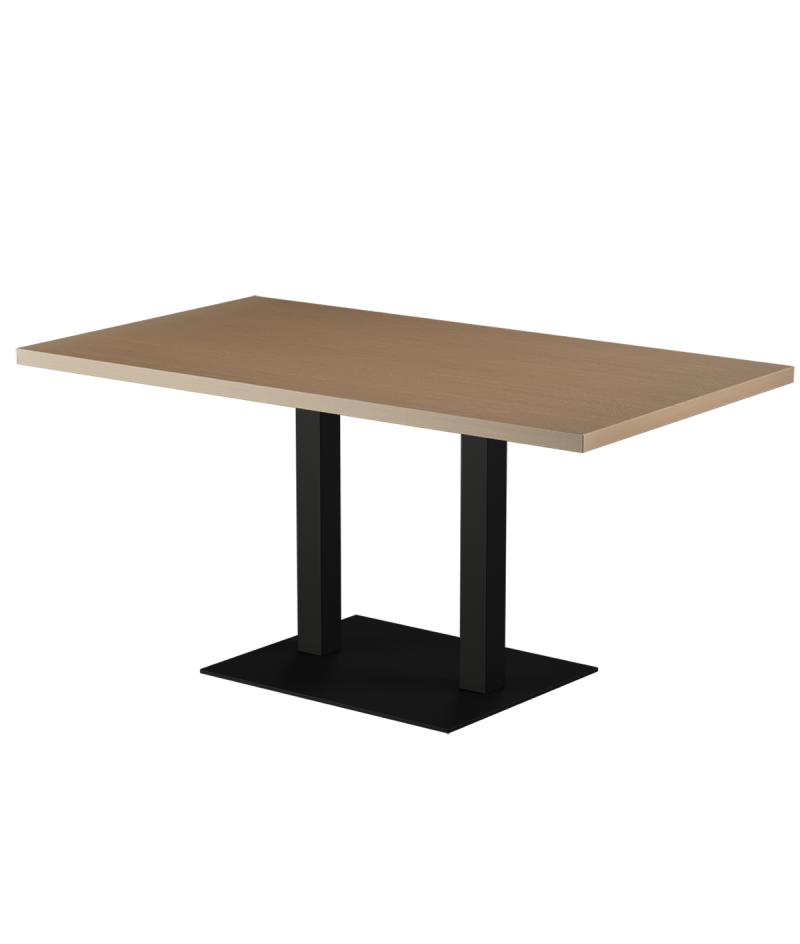 Stolik Alfa XL Duo blat drewniano-fornirowany
