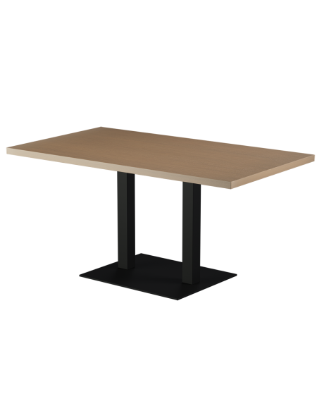 Stolik Alfa XL Duo blat drewniano-fornirowany
